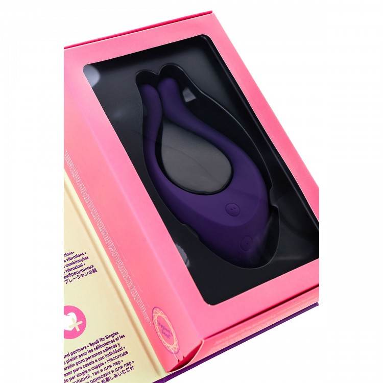 Фиолетовый многофункциональный стимулятор для пар Satisfyer Partner Multifun 1