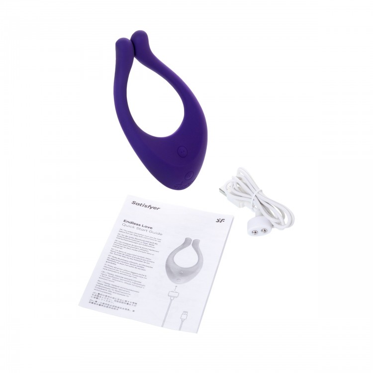 Фиолетовый многофункциональный стимулятор для пар Satisfyer Partner Multifun 1