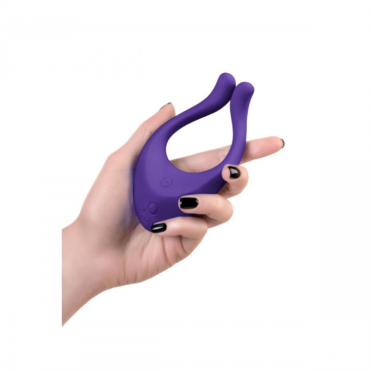 Фиолетовый многофункциональный стимулятор для пар Satisfyer Partner Multifun 1