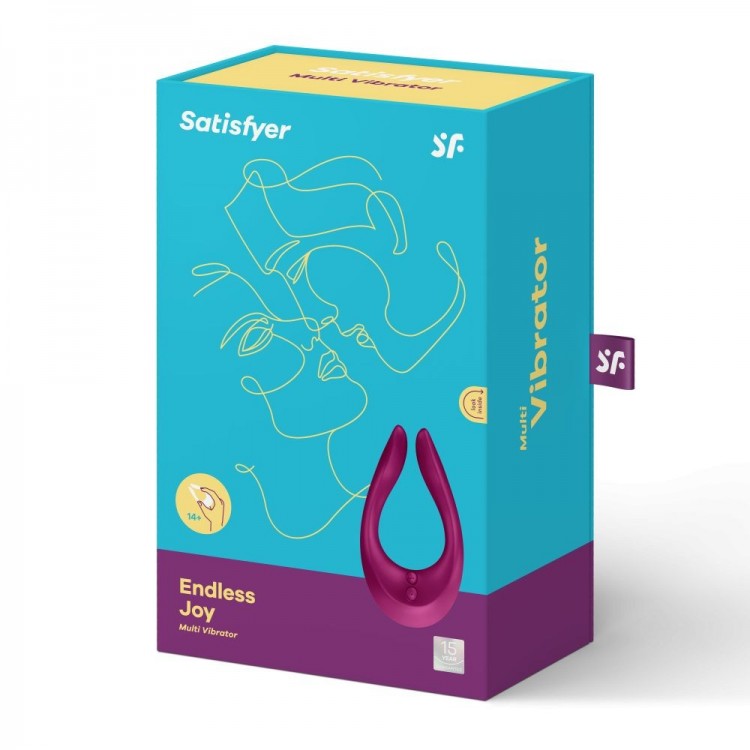 Лиловый многофункциональный стимулятор для пар Satisfyer Partner Multifun 2