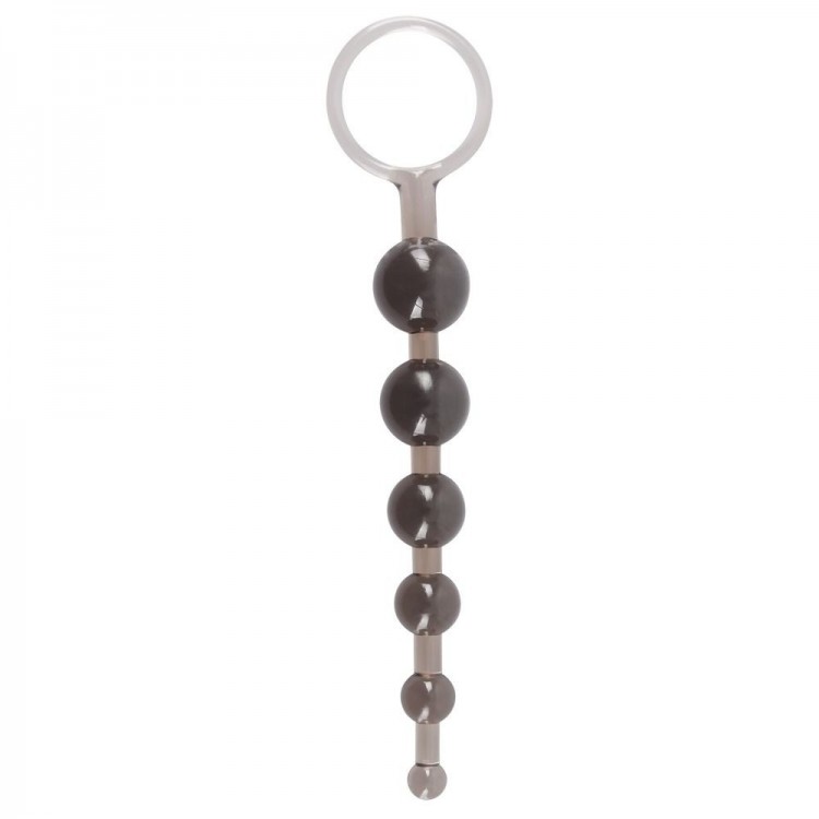 Дымчатая анальная цепочка Anal Beads - 20,5 см.