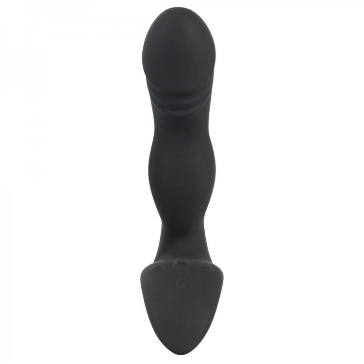 Черный перезаряжаемый вибростимулятор простаты Rechargeable Prostate Stimulator