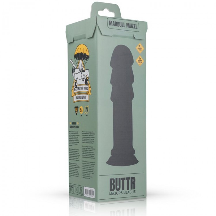 Черный фаллоимитатор MadBull Muzzl - 28,9 см. Черный фаллоимитатор MadBull Muzzl - 28,9 см.