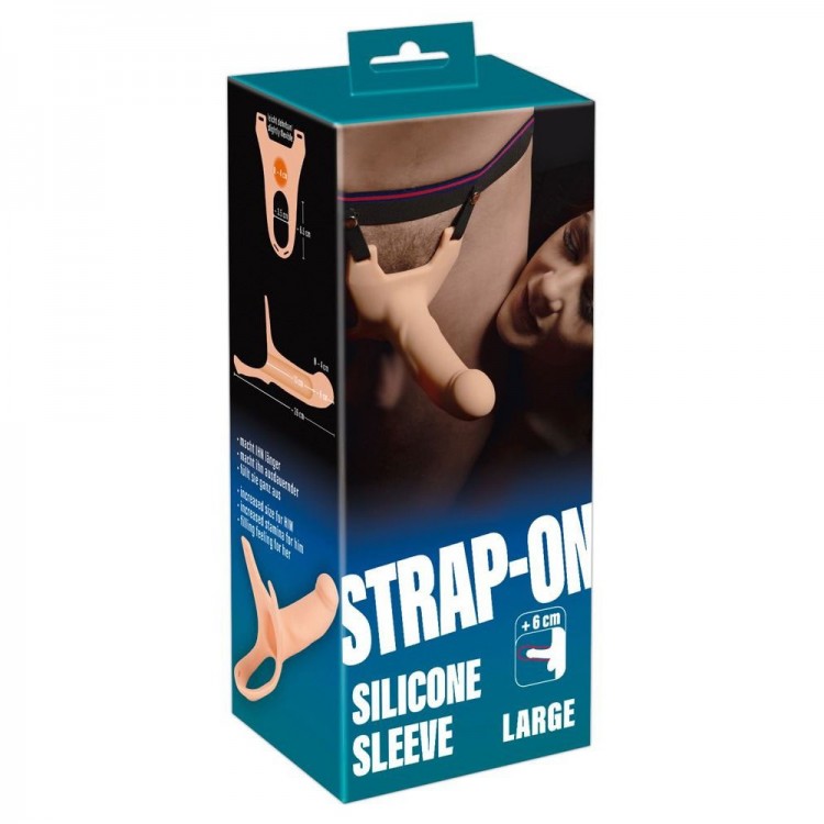 Силиконовый полый страпон на ремнях Silicone Strap-on - 19 см. Силиконовый полый страпон на ремнях Silicone Strap-on - 19 см.