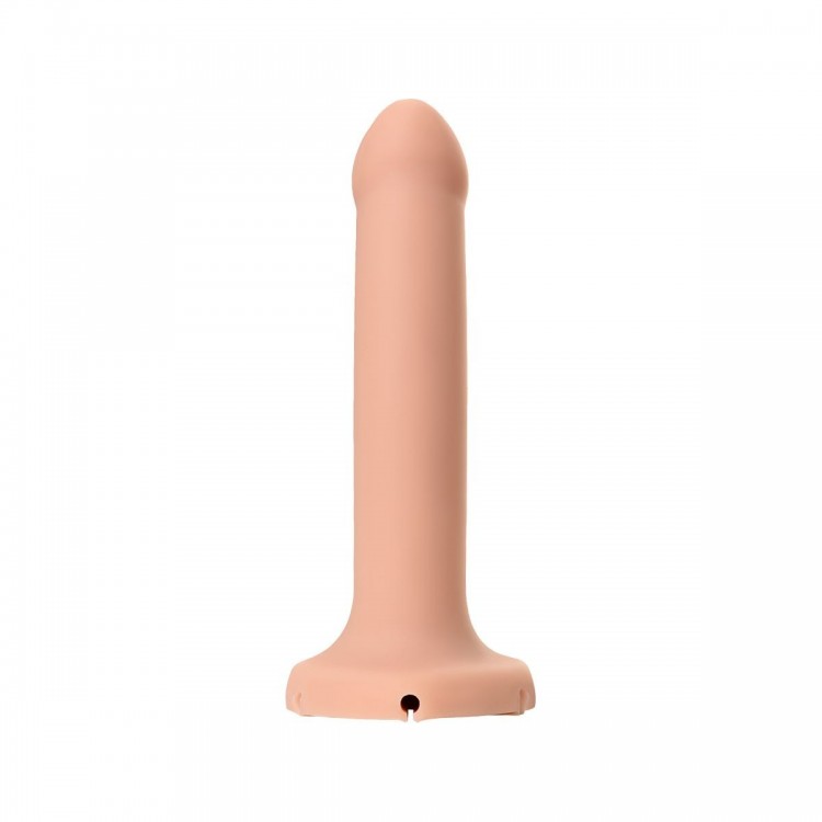 Телесный фаллос с имитацией эякуляции Silicon Cum Dildo L - 19,6 см.