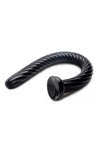 Большой анальный стимулятор-змея Hosed 19 Inch Spiral Anal Snake - 50,8 см.