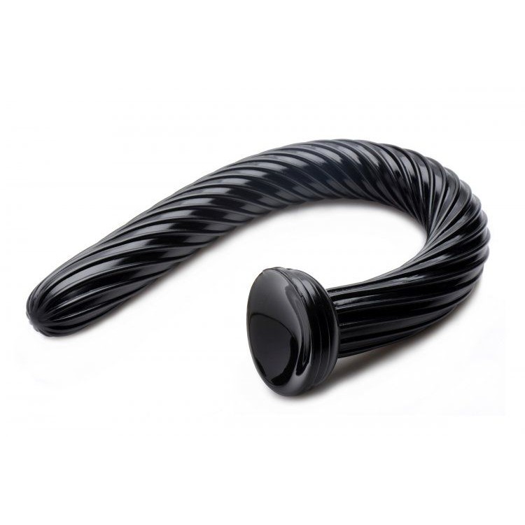 Большой анальный стимулятор-змея Hosed 19 Inch Spiral Anal Snake - 50,8 см.