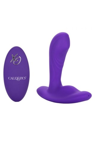 Фиолетовый вибромассажёр простаты Silicone Remote Pinpoint Pleaser