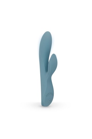Вибратор с клиторальным стимулятором The Violet Rabbit Vibrator - 20 см.