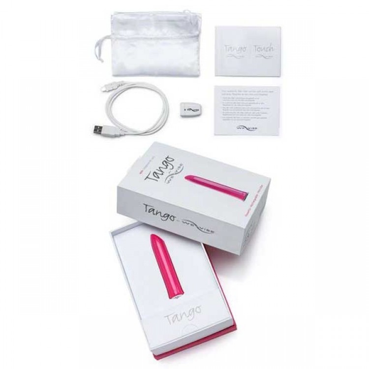 Розовый мини-вибратор Tango Pink USB rechargeable