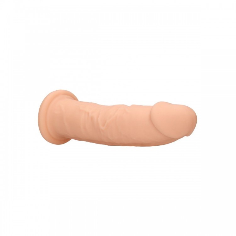 Телесный фаллоимитатор без мошонки Silicone Dildo Without Balls - 22,8 см.