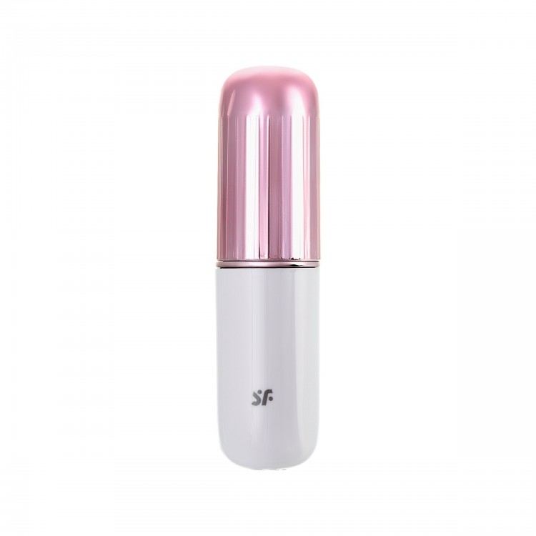 Бело-золотистая перезаряжаемая вибропулька Satisfyer Secret Affair