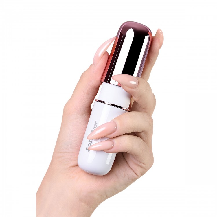 Бело-золотистая перезаряжаемая вибропулька Satisfyer Secret Affair
