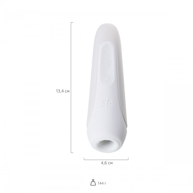 Белый вакуум-волновой стимулятор Satisfyer Curvy 1+