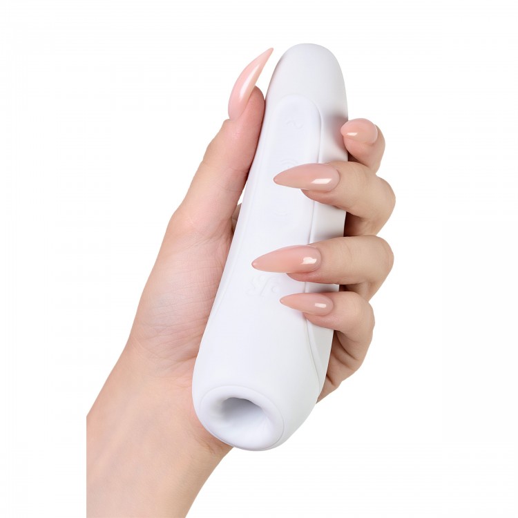 Белый вакуум-волновой стимулятор Satisfyer Curvy 1+