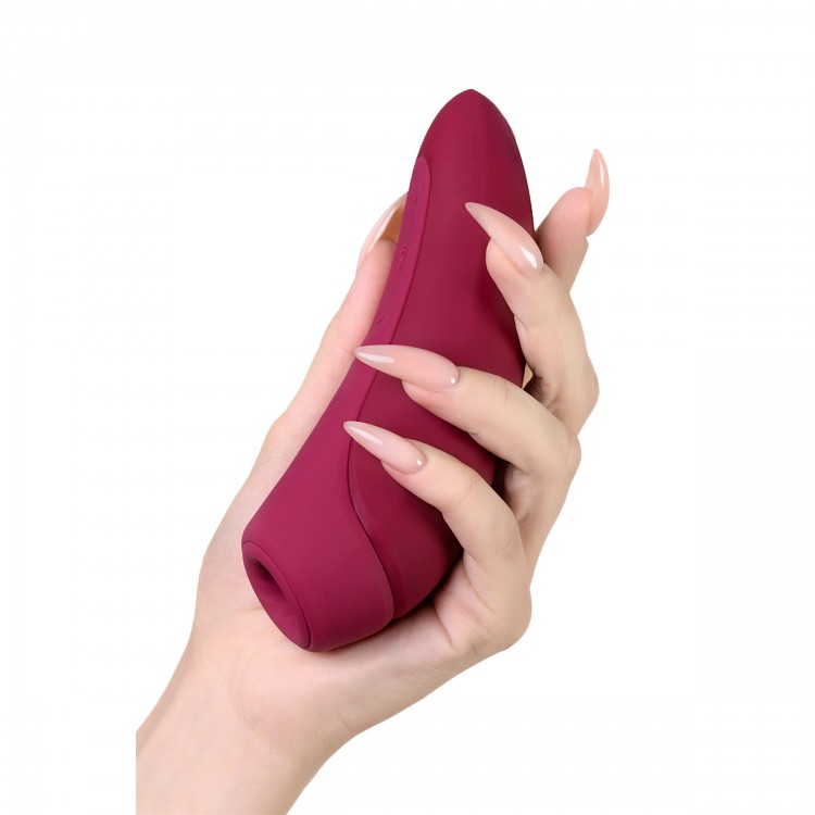 Бордовый вакуум-волновой стимулятор Satisfyer Curvy 1+