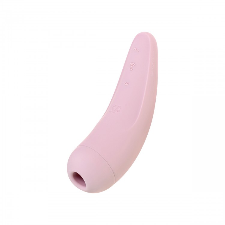 Розовый вакуум-волновой стимулятор Satisfyer Curvy 2+