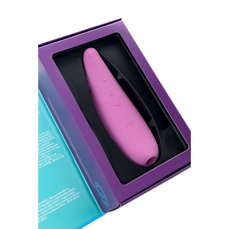 Розовый вакуум-волновой стимулятор Satisfyer Curvy 3+