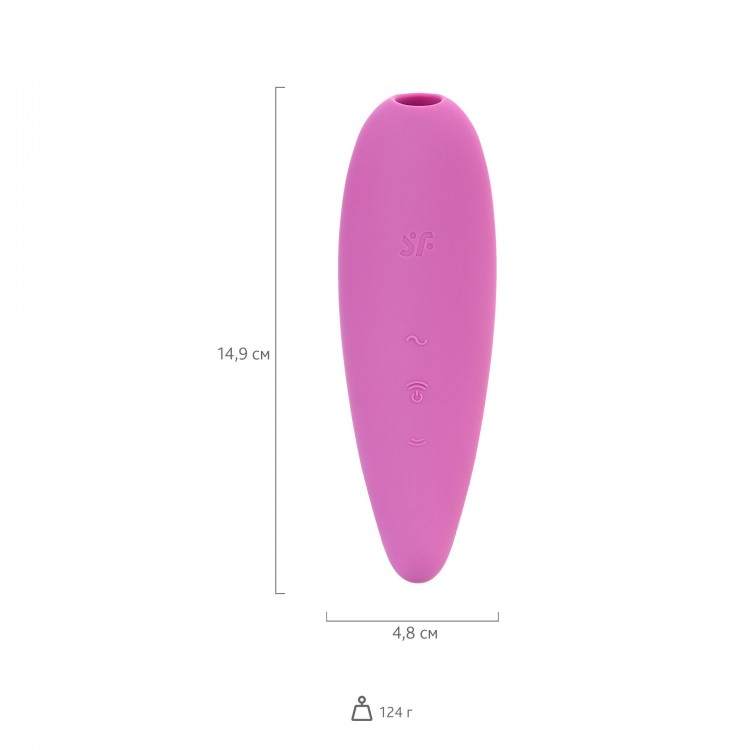 Розовый вакуум-волновой стимулятор Satisfyer Curvy 3+