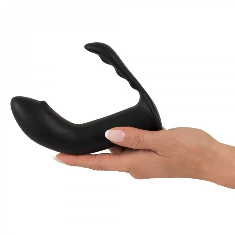 Черный стимулятор простаты Prostate Plug - 14 см.