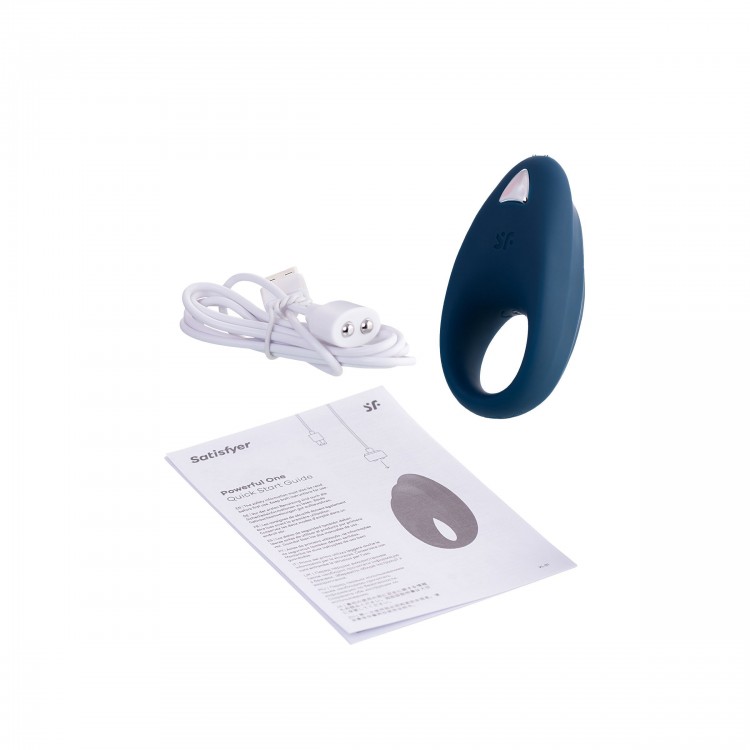 Эрекционное кольцо Satisfyer Powerful One с возможностью управления через приложение Эрекционное кольцо Satisfyer Powerful One с возможностью управления через приложение