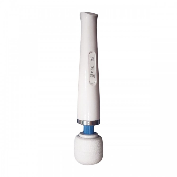 Белый вибромассажёр Love Magic HV-270-VR018