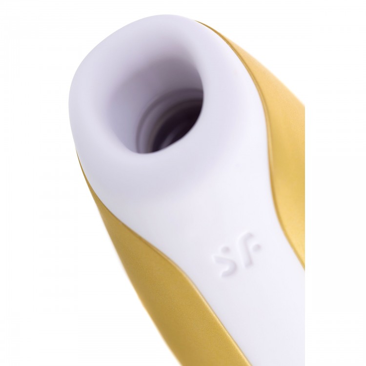 Желтый вакуумный массажер Love Breeze Желтый вакуумный массажер Love Breeze
