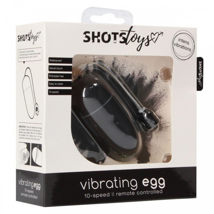 Черное гладкое виброяйцо Vibrating Egg - 8 см. Черное гладкое виброяйцо Vibrating Egg - 8 см.