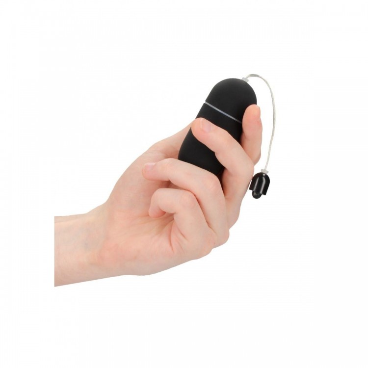 Черное гладкое виброяйцо Vibrating Egg - 8 см. Черное гладкое виброяйцо Vibrating Egg - 8 см.