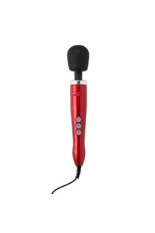 Красный вибратор Doxy Die Cast Wand Massager - 34 см.