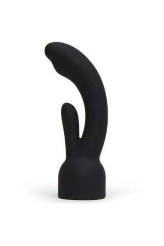 Черная насадка на вибратор Doxy - Rabbit Vibrator Doxy Attachment