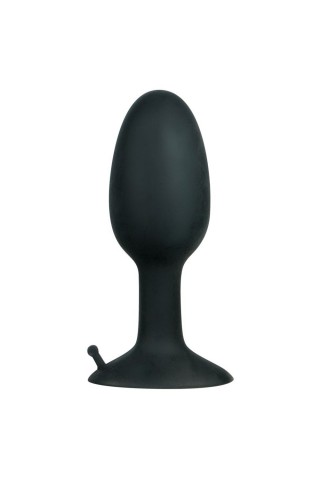 Полая анальная пробка с шариком Small Silicone Plug - 8 см.