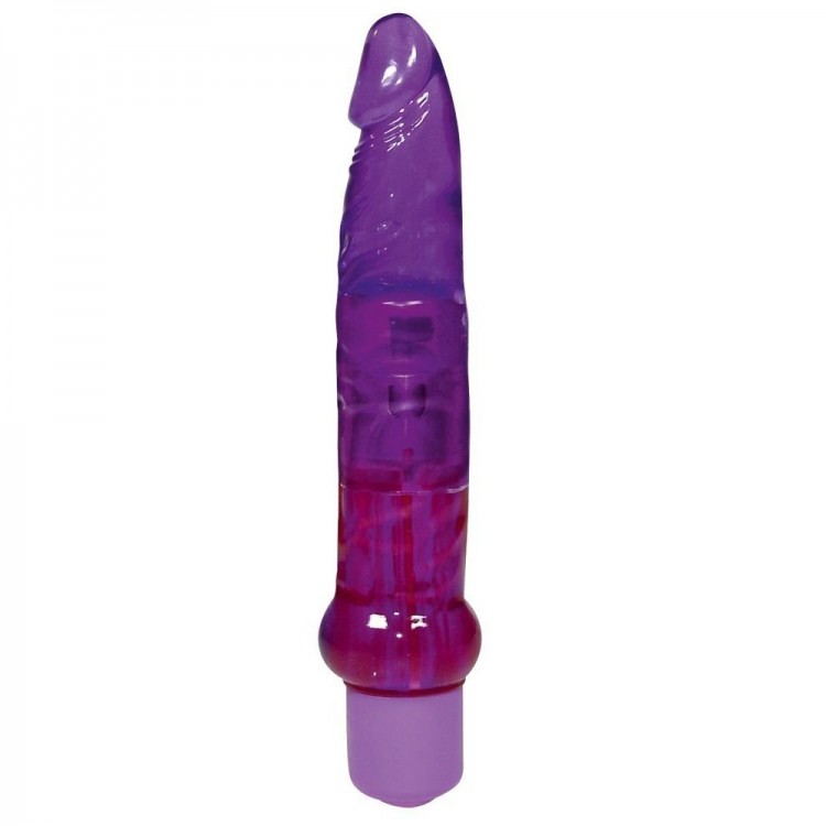 Фиолетовый гелевый анальный вибратор Jelly Anal - 17,5 см. Фиолетовый гелевый анальный вибратор Jelly Anal - 17,5 см.