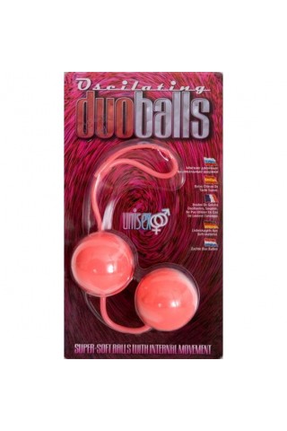 Вагинальные мягкие шарики MARBILIZED DUO BALLS PINK