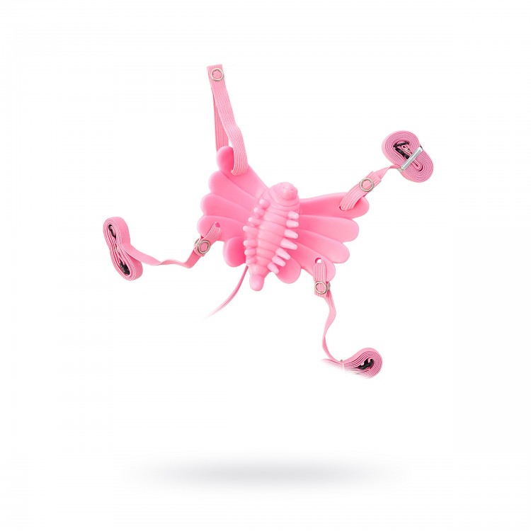 Розовый клиторальный стимулятор Sex Butterfly