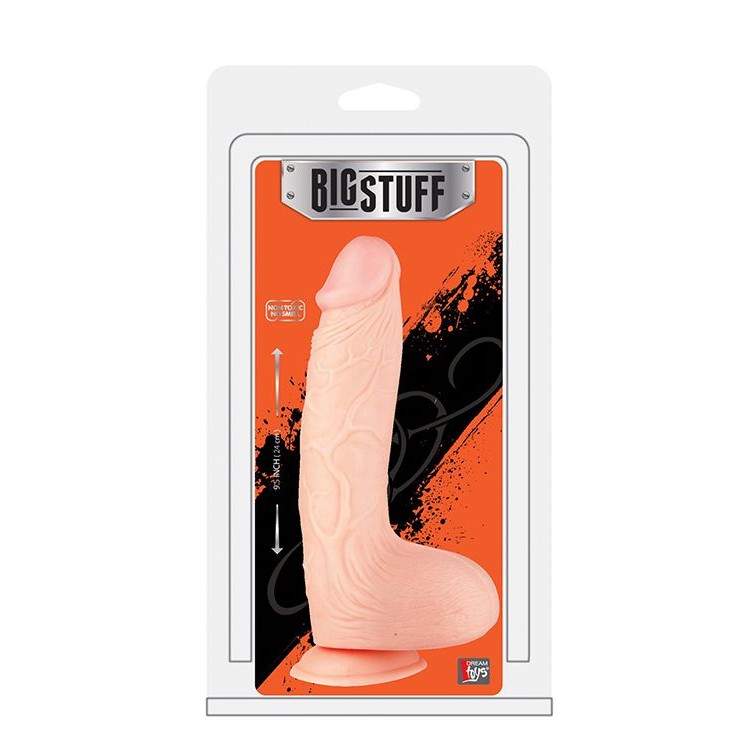 Большой реалистичный фаллоимитатор BIGSTUFF 9.5INCH - 24 см. Большой реалистичный фаллоимитатор BIGSTUFF 9.5INCH - 24 см.