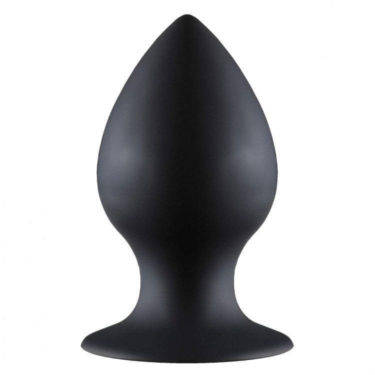 Чёрная анальная пробка Thick Anal Plug XL - 13 см.
