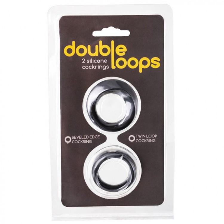 Набор из 2 эрекционных колец Double Loops