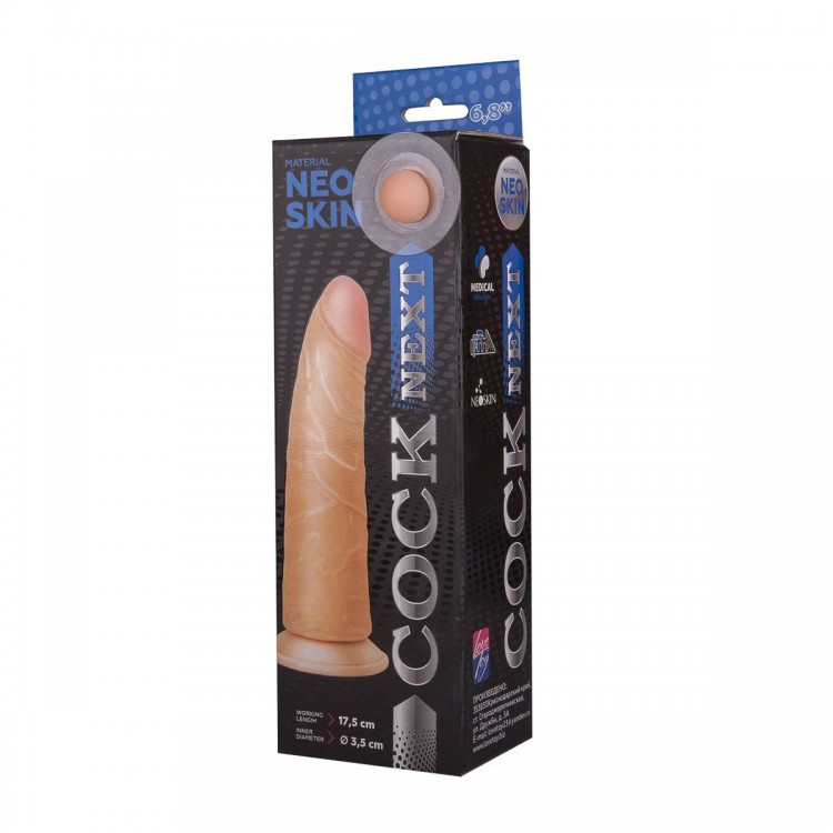 Фаллоимитатор COCK NEXT 6" с присоской - 19 см.