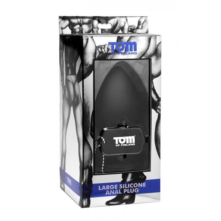 Анальная пробка Tom of Finland XL Silicone Anal Plug - 14 см.