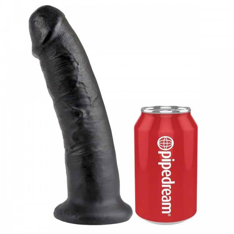 Чёрный фаллоимитатор 9" Cock - 22,9 см. Чёрный фаллоимитатор 9" Cock - 22,9 см.