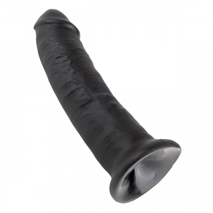 Чёрный фаллоимитатор 9" Cock - 22,9 см. Чёрный фаллоимитатор 9" Cock - 22,9 см.