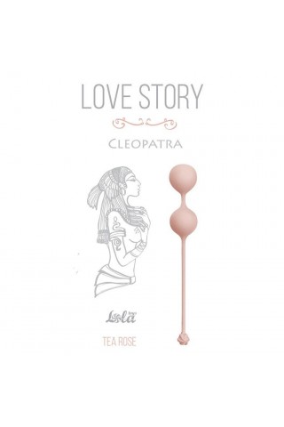 Розовые вагинальные шарики Cleopatra Tea Rose