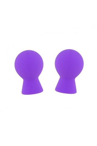 Фиолетовые присоски для груди LIT-UP NIPPLE SUCKERS SMALL PURPLE