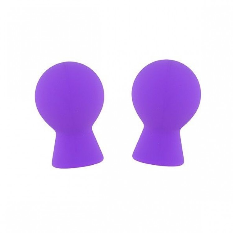 Фиолетовые присоски для груди LIT-UP NIPPLE SUCKERS SMALL PURPLE