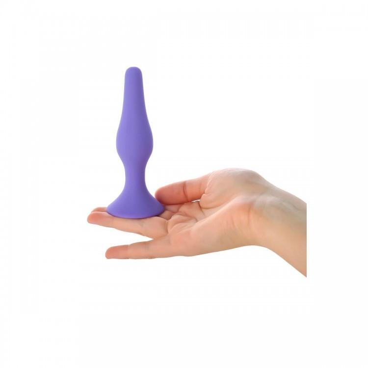 Фиолетовая анальная втулка Toyfa A-toys - 12,5 см.