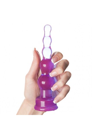 Фиолетовая анальная ёлочка SpectraGels Purple Anal Tool - 17,5 см.