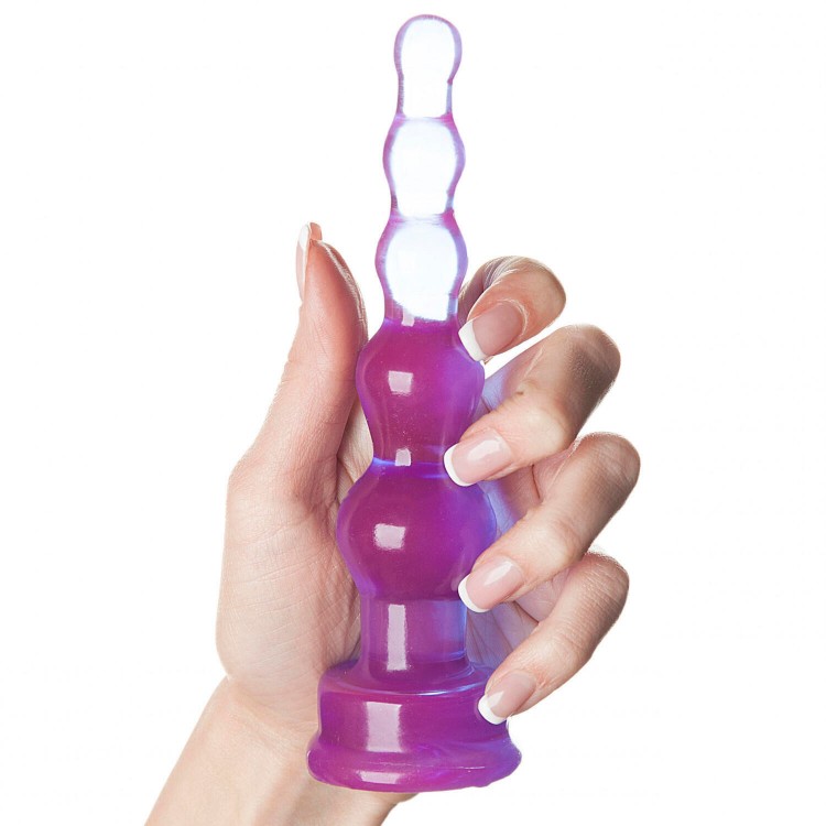 Фиолетовая анальная ёлочка SpectraGels Purple Anal Tool - 17,5 см.