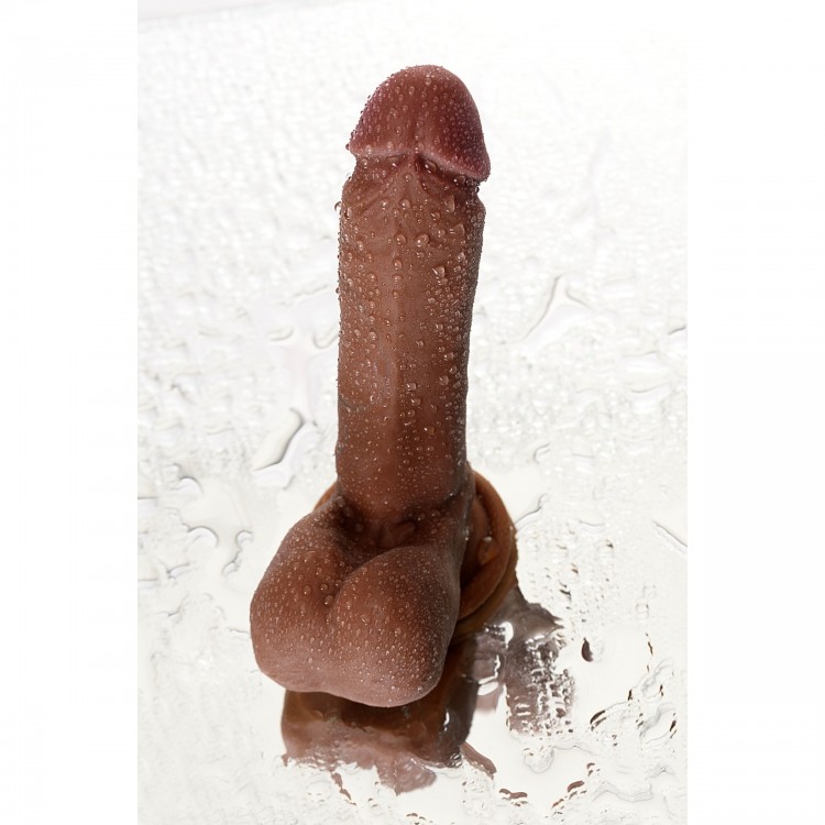 Фаллоимитатор-мулат TOYFA RealStick Elite Mulatto - 21 см. Фаллоимитатор-мулат TOYFA RealStick Elite Mulatto - 21 см.