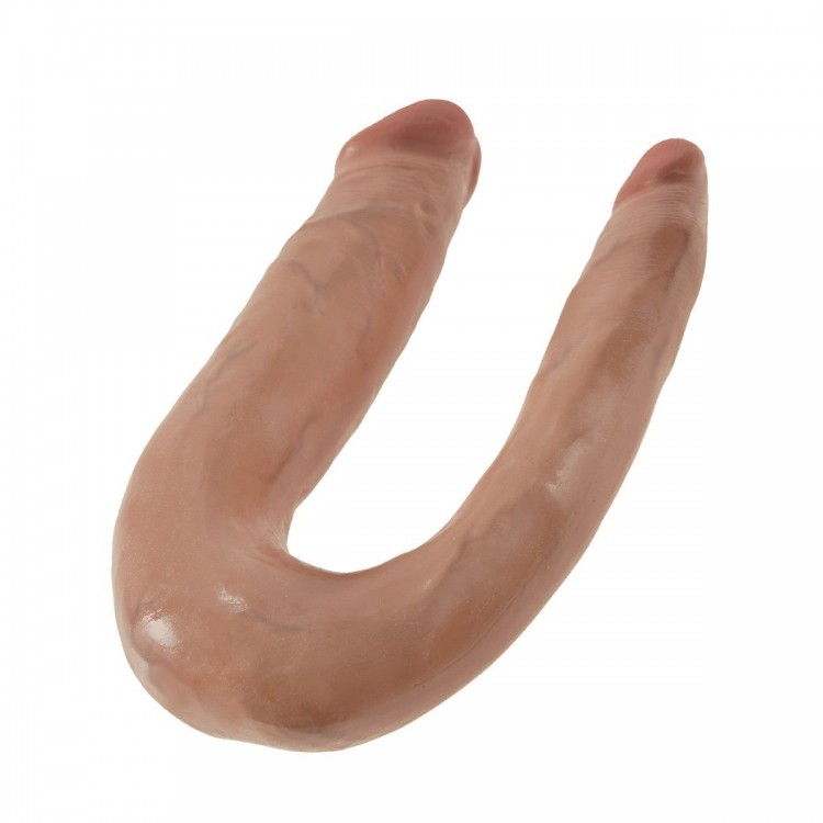 Двусторонний фаллоимитатор-мулат U-Shaped Small Double Trouble - 33,5 см. Двусторонний фаллоимитатор-мулат U-Shaped Small Double Trouble - 33,5 см.